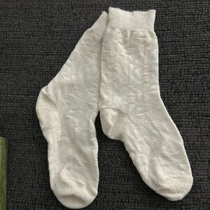 Baby Gucci Rhombus Socks- Worn Once